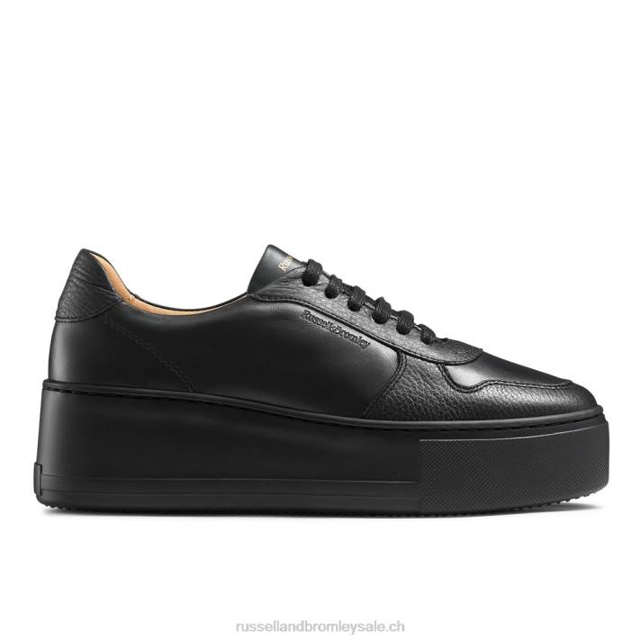 noir 8BN655 femmes Russell And Bromley baskets Park à lacets