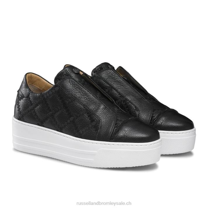 noir 8BN679 femmes Russell And Bromley baskets sans lacets seawalk