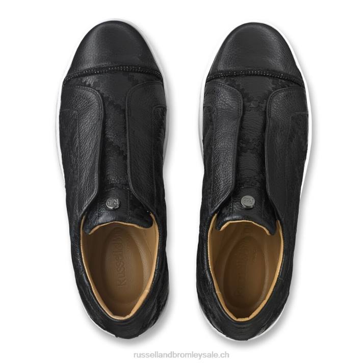 noir 8BN679 femmes Russell And Bromley baskets sans lacets seawalk