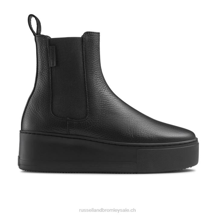 noir 8BN687 femmes Russell And Bromley bottines chelsea baskets park way