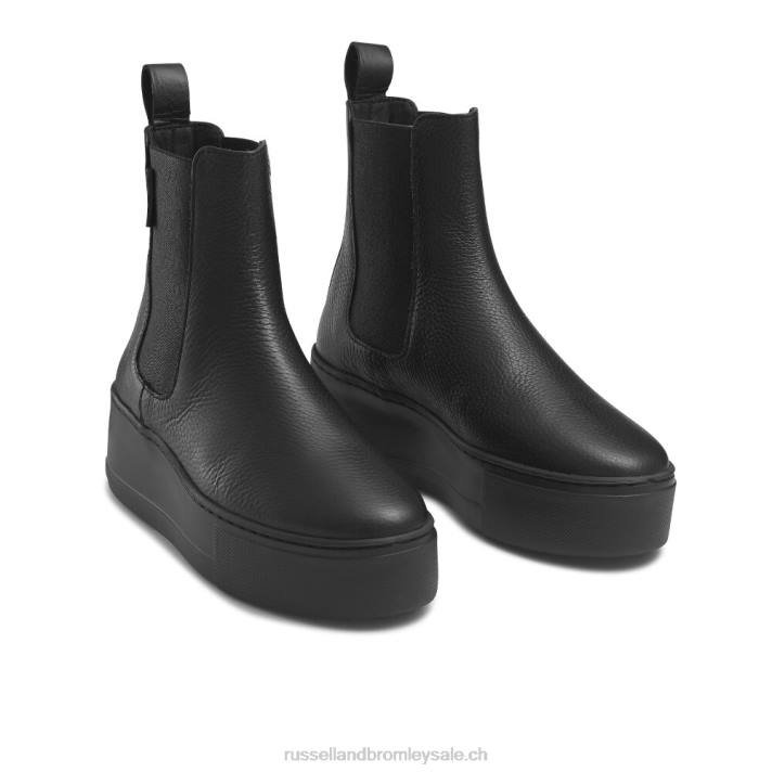 noir 8BN687 femmes Russell And Bromley bottines chelsea baskets park way