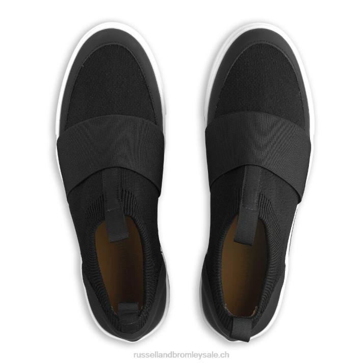 noir 8BN69 femmes Russell And Bromley baskets en maille park