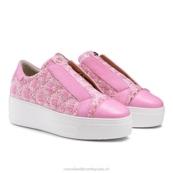 rose 8BN626 femmes Russell And Bromley baskets sans lacets seawalk