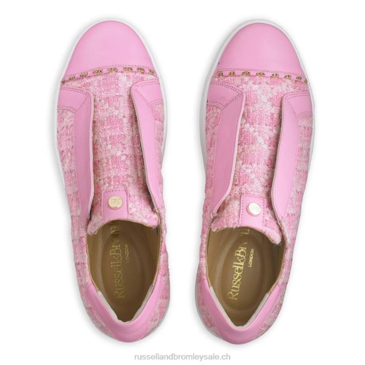 rose 8BN626 femmes Russell And Bromley baskets sans lacets seawalk