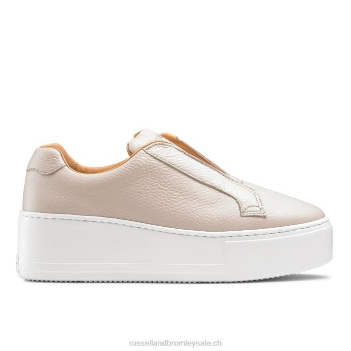 rose 8BN632 femmes Russell And Bromley baskets sans lacets Park Up