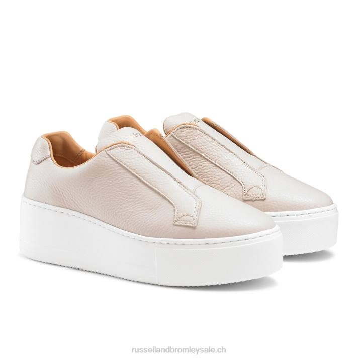 rose 8BN632 femmes Russell And Bromley baskets sans lacets Park Up