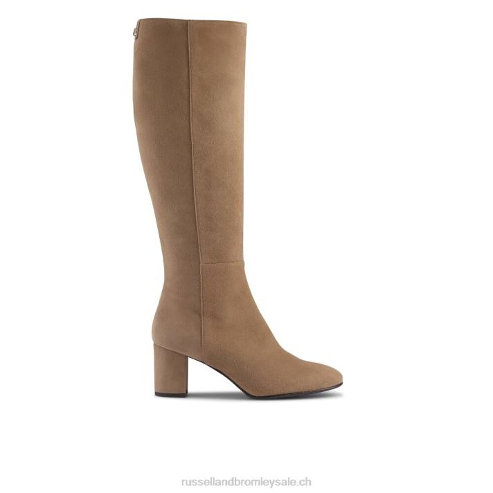 beige 8BN6348 femmes Russell And Bromley botte haute de dressage