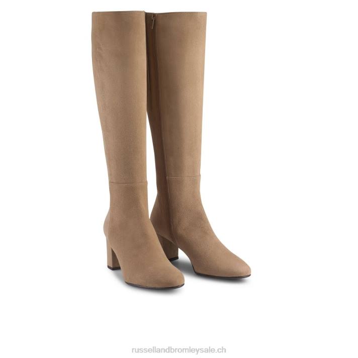 beige 8BN6348 femmes Russell And Bromley botte haute de dressage