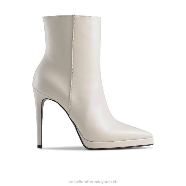 blanc 8BN6320 femmes Russell And Bromley botte à talon plateforme livingitup
