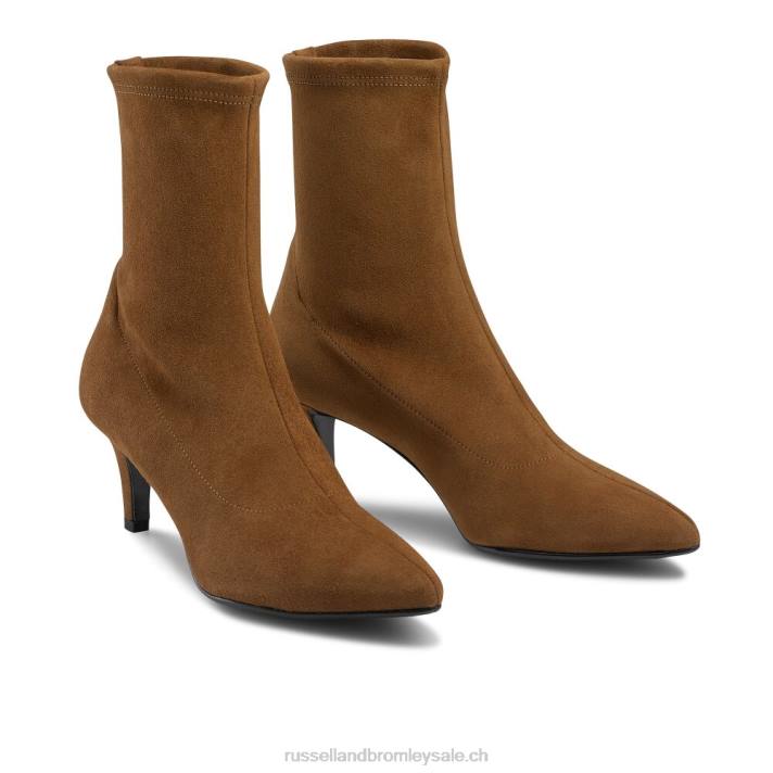 bronzer 8BN6290 femmes Russell And Bromley chaussette stretch hot sox