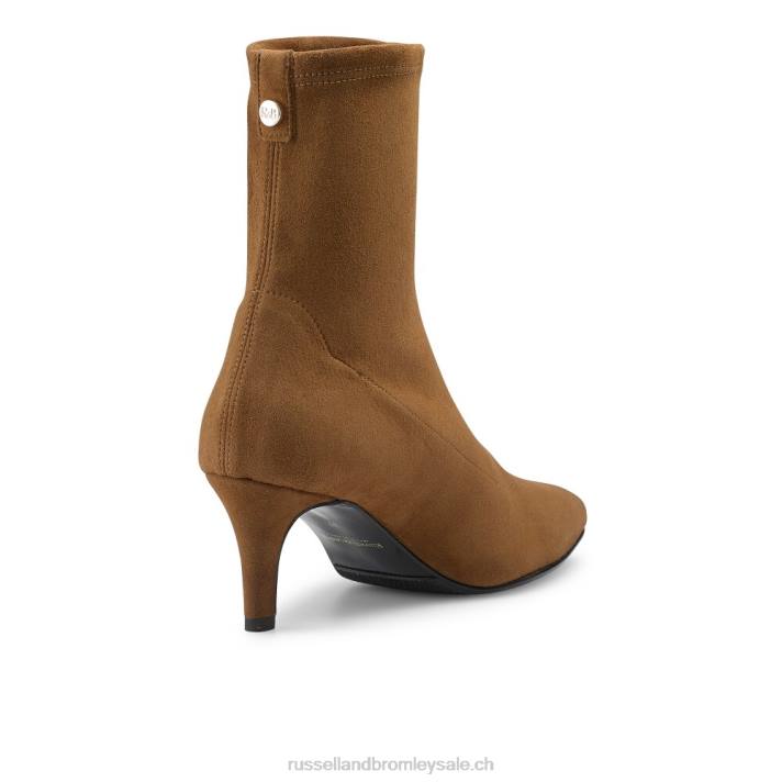 bronzer 8BN6290 femmes Russell And Bromley chaussette stretch hot sox
