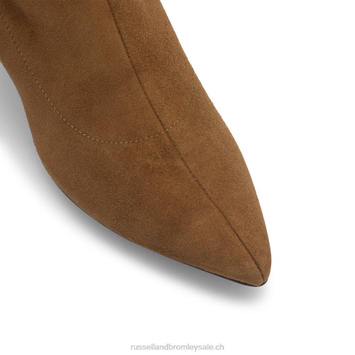 bronzer 8BN6290 femmes Russell And Bromley chaussette stretch hot sox