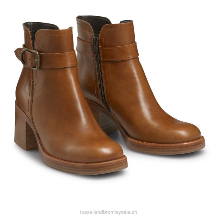 bronzer 8BN6307 femmes Russell And Bromley bottines empilées pampas