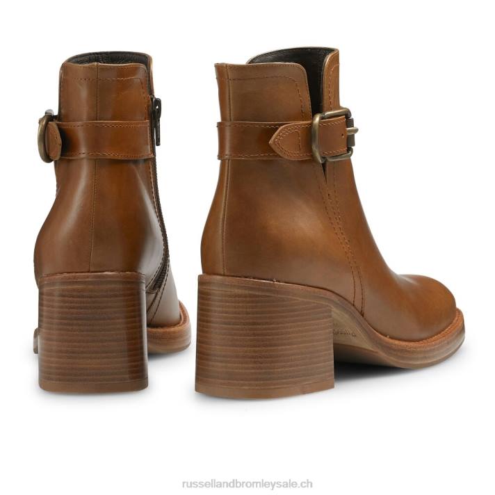 bronzer 8BN6307 femmes Russell And Bromley bottines empilées pampas