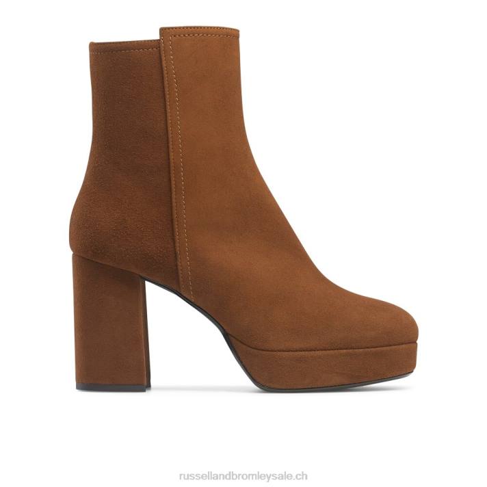bronzer 8BN6346 femmes Russell And Bromley botte à plateforme