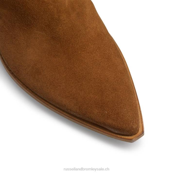 bronzer 8BN6365 femmes Russell And Bromley swish sur le genou western