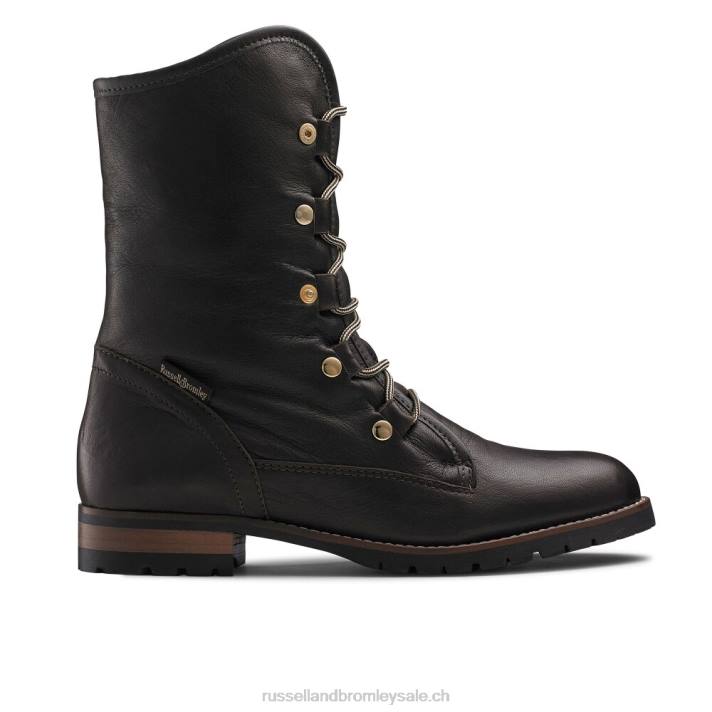 brun 8BN6260 femmes Russell And Bromley randonneur douillet en fausse laine