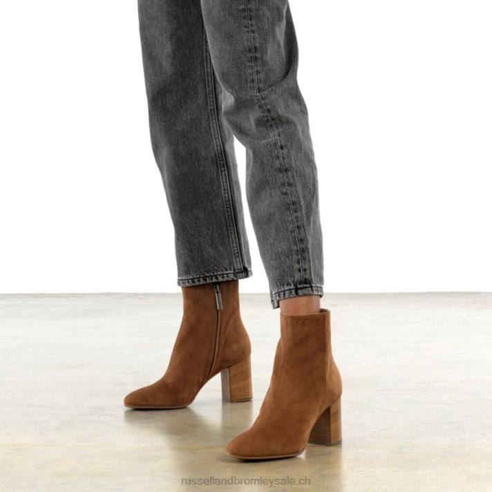 brun 8BN6297 femmes Russell And Bromley botte à talon katie dryleks