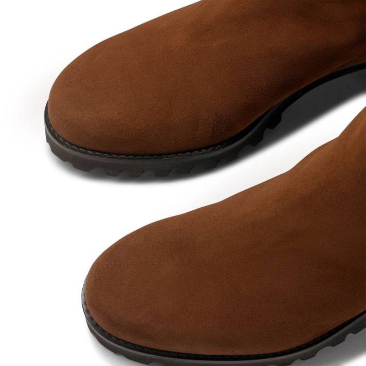 brun 8BN6353 femmes Russell And Bromley botte mi-pleine au genou