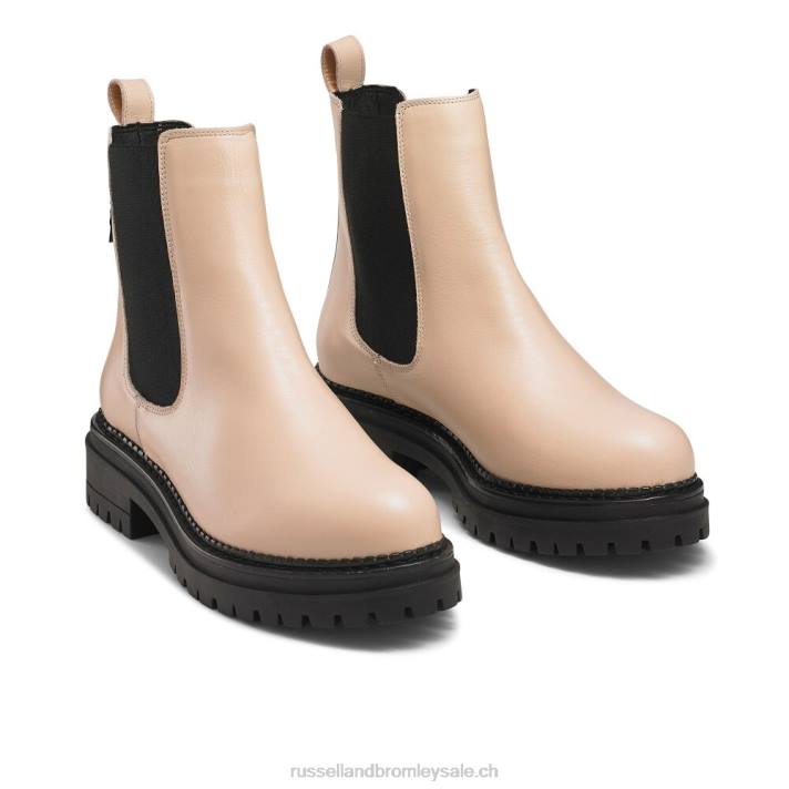 neutre 8BN6287 femmes Russell And Bromley botte chelsea de combat d\'entreprise