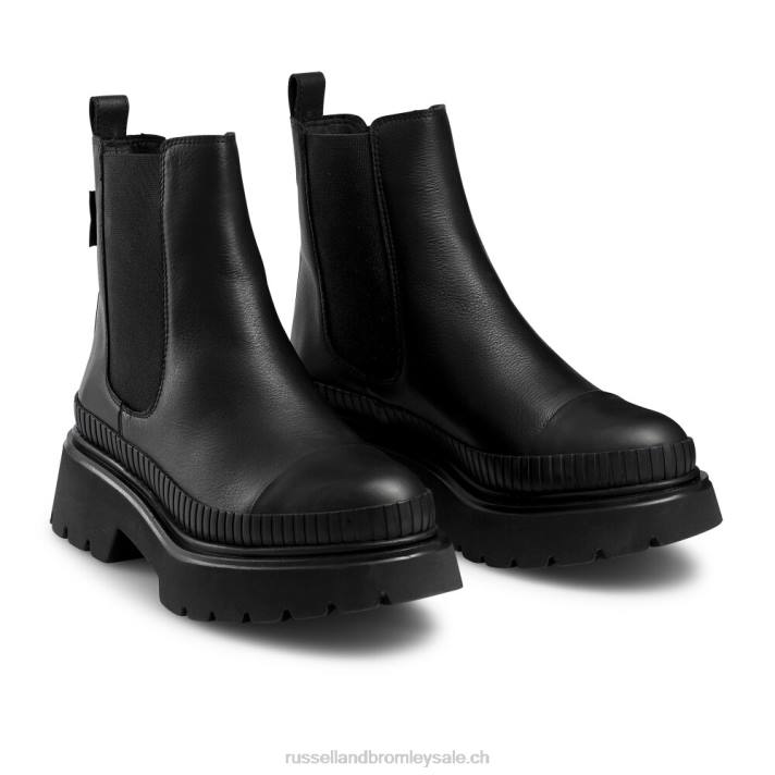 noir 8BN6256 femmes Russell And Bromley bord côte limite chelsea