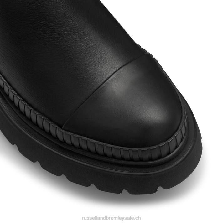 noir 8BN6256 femmes Russell And Bromley bord côte limite chelsea