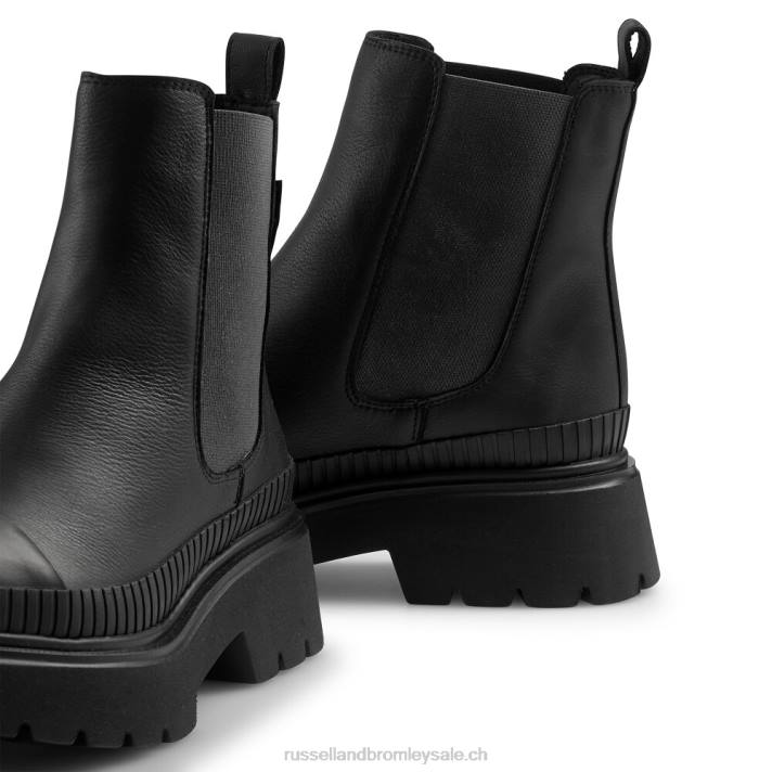 noir 8BN6256 femmes Russell And Bromley bord côte limite chelsea