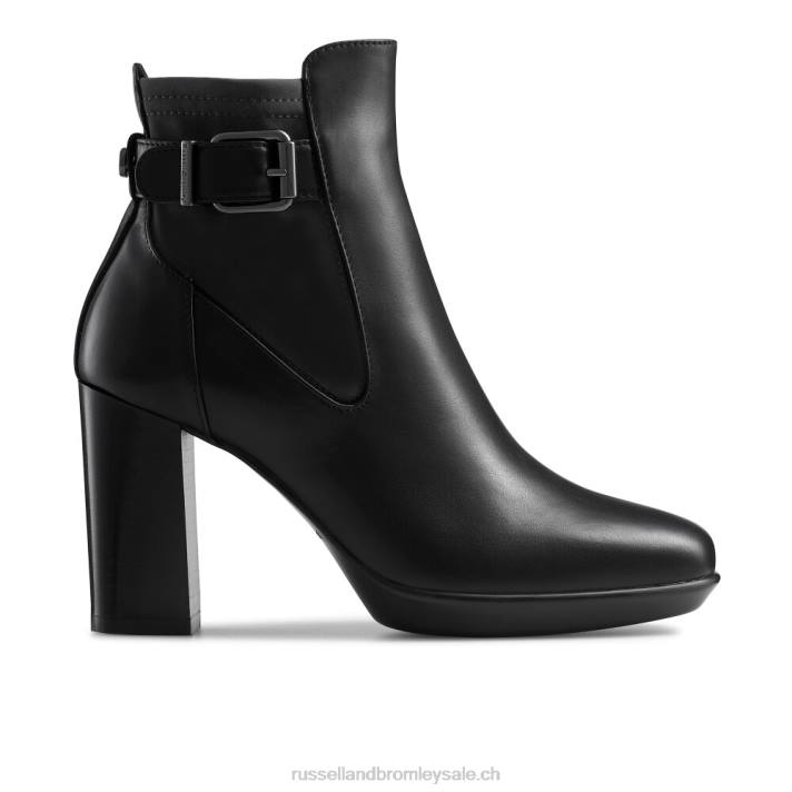 noir 8BN6262 femmes Russell And Bromley alititude dryleks : botte chelsea à plateforme