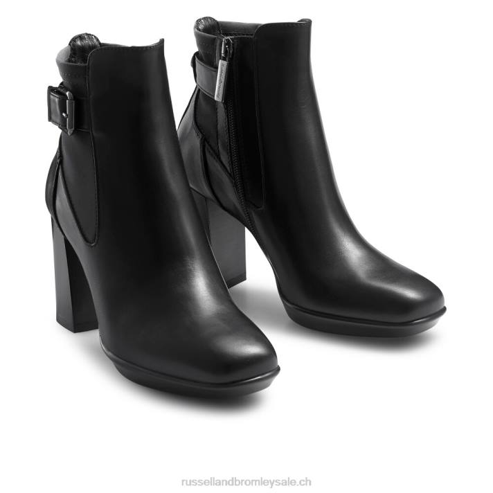 noir 8BN6262 femmes Russell And Bromley alititude dryleks : botte chelsea à plateforme