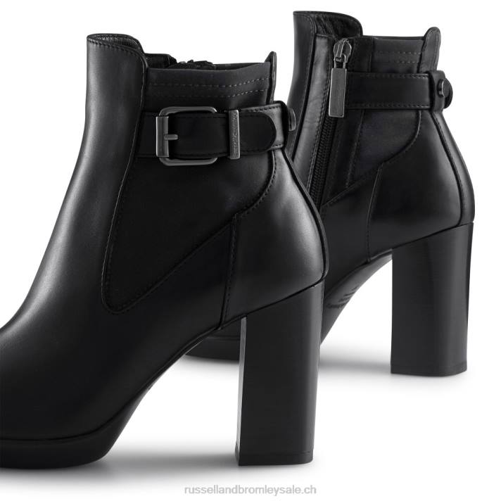 noir 8BN6262 femmes Russell And Bromley alititude dryleks : botte chelsea à plateforme