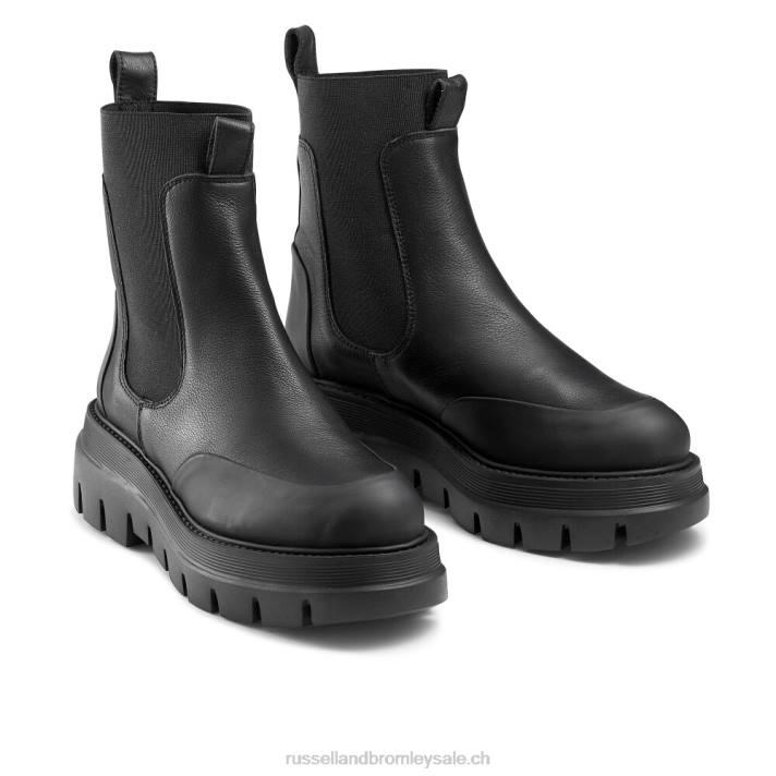 noir 8BN6267 femmes Russell And Bromley conquérir la botte chelsea