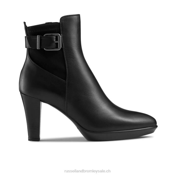noir 8BN6280 femmes Russell And Bromley bottines à plateforme raindrop dryleks