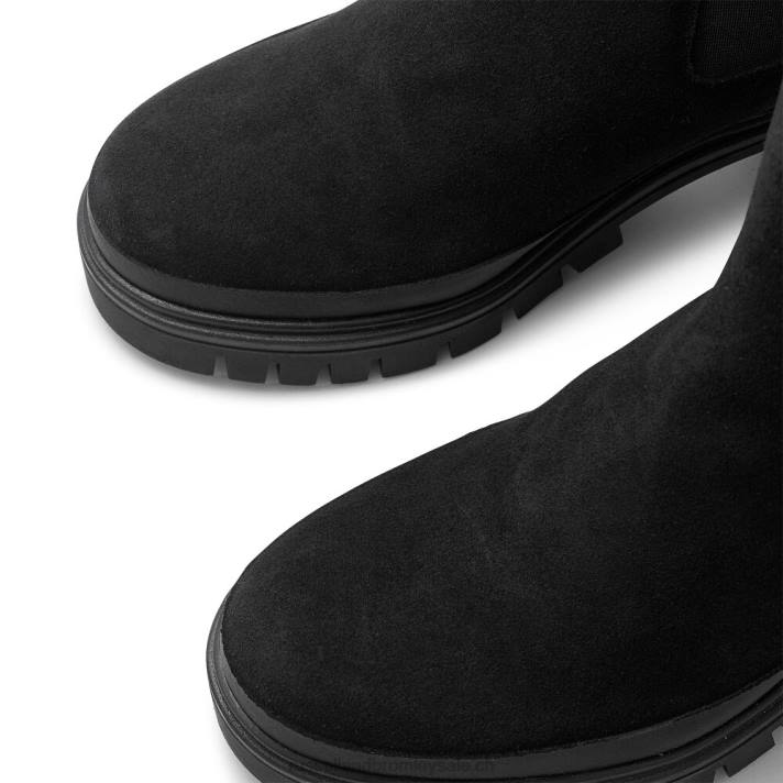noir 8BN6283 femmes Russell And Bromley compagnie hi talon combat chelsea