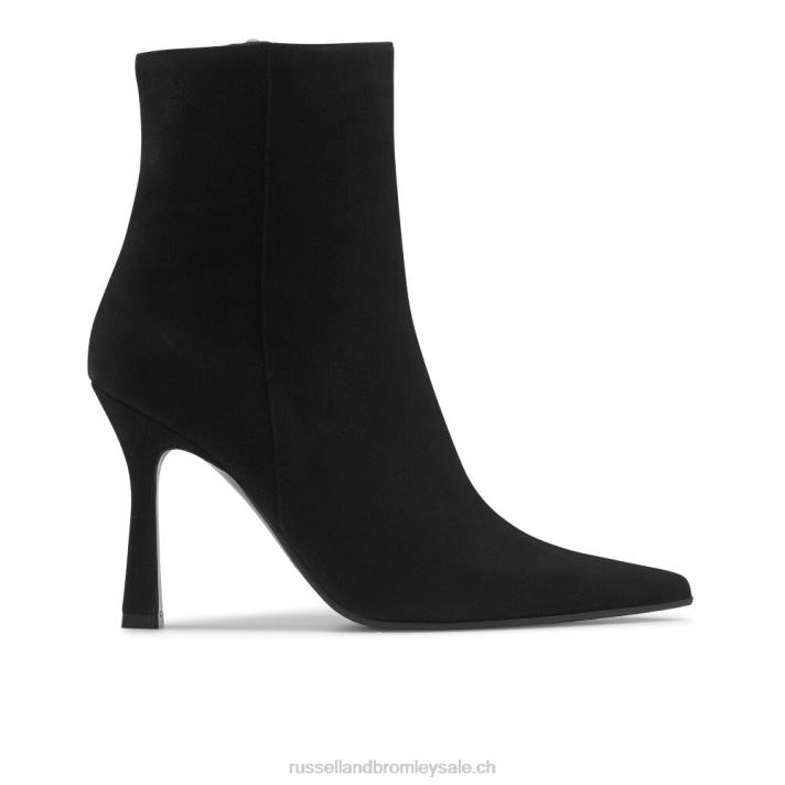 noir 8BN6301 femmes Russell And Bromley botte pointue à talon aiguille