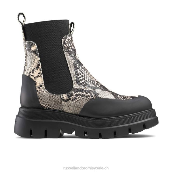 noir 8BN6302 femmes Russell And Bromley conquérir la botte chelsea