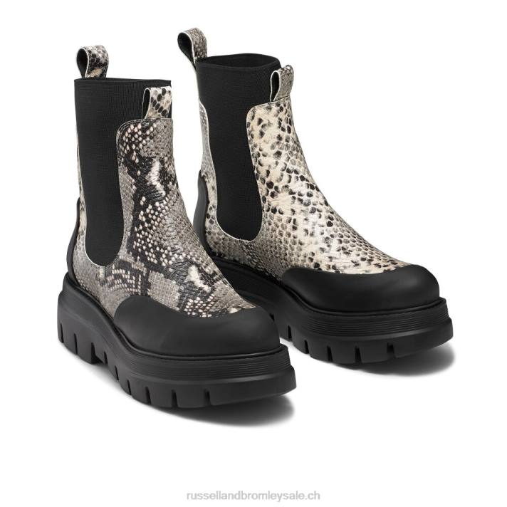 noir 8BN6302 femmes Russell And Bromley conquérir la botte chelsea