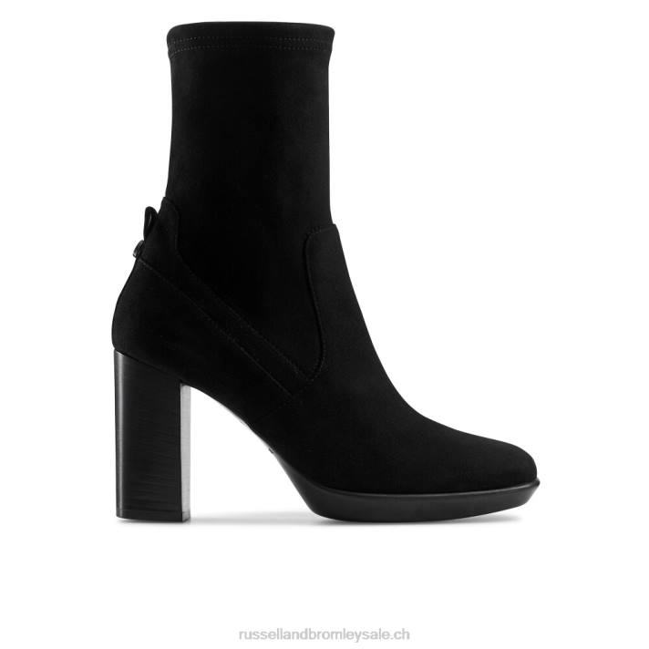 noir 8BN6306 femmes Russell And Bromley alto dryleks : botte à plateforme chaussette