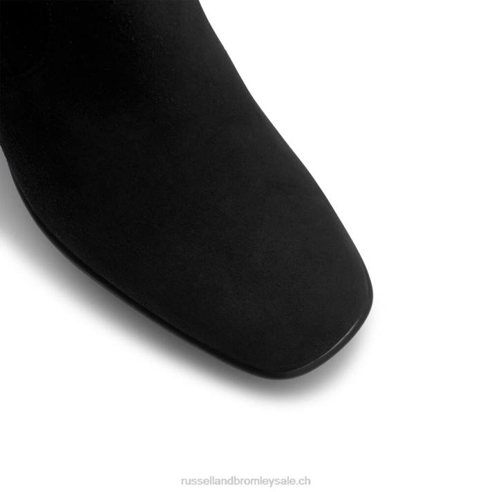 noir 8BN6306 femmes Russell And Bromley alto dryleks : botte à plateforme chaussette