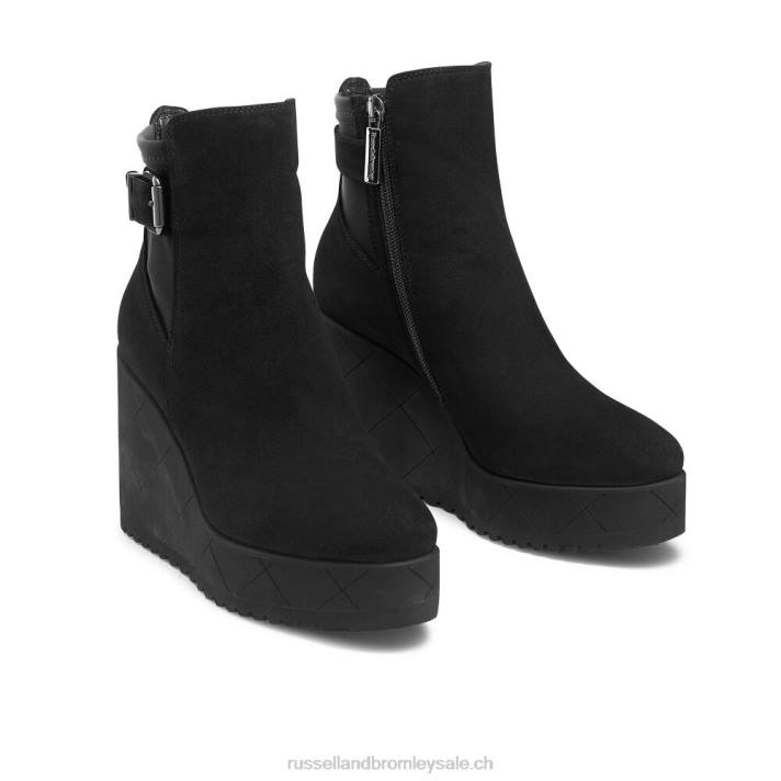 noir 8BN6313 femmes Russell And Bromley bottines compensées Royalty Dryleks