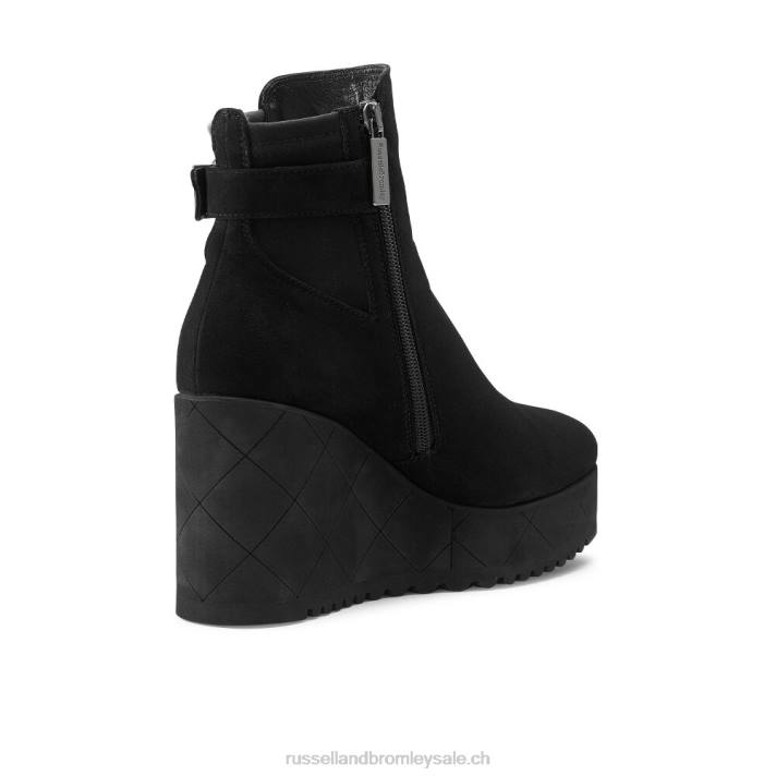 noir 8BN6313 femmes Russell And Bromley bottines compensées Royalty Dryleks