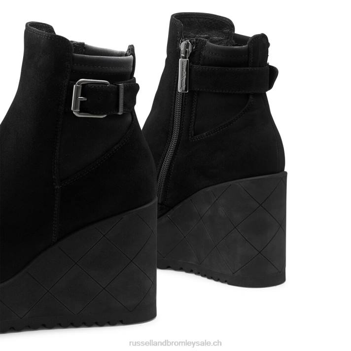 noir 8BN6313 femmes Russell And Bromley bottines compensées Royalty Dryleks