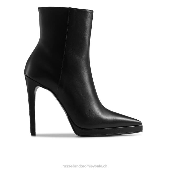 noir 8BN6314 femmes Russell And Bromley botte à talon plateforme livingitup