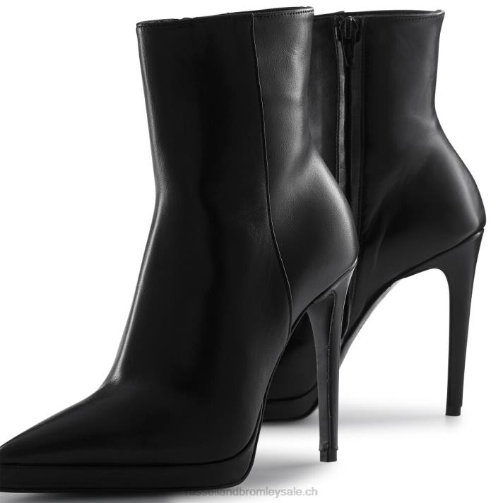noir 8BN6314 femmes Russell And Bromley botte à talon plateforme livingitup