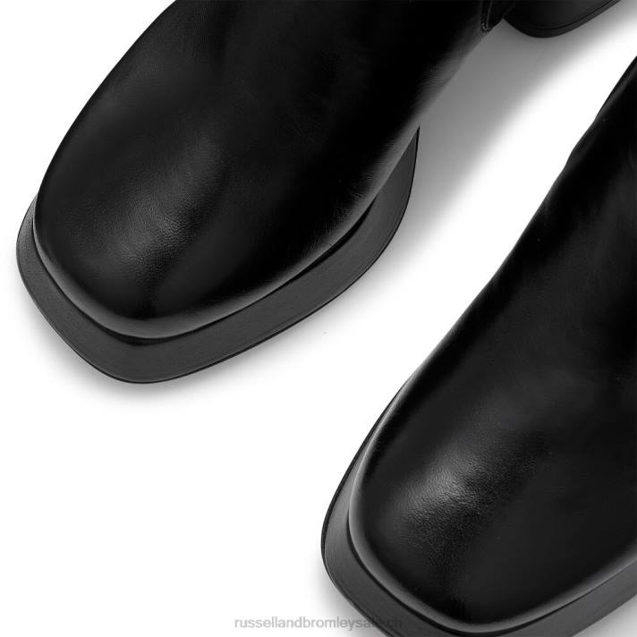 noir 8BN6327 femmes Russell And Bromley féroce bottine chelsea à plateforme
