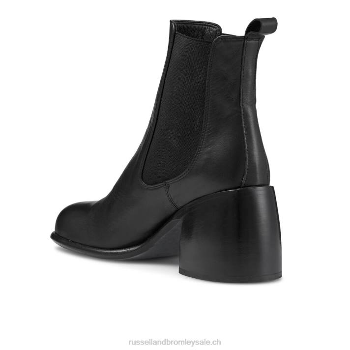 noir 8BN6333 femmes Russell And Bromley botte chelsea à bout ouvert hackney