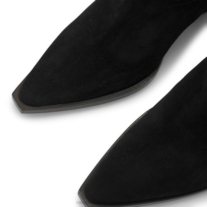 noir 8BN6342 femmes Russell And Bromley botte western à talon cash