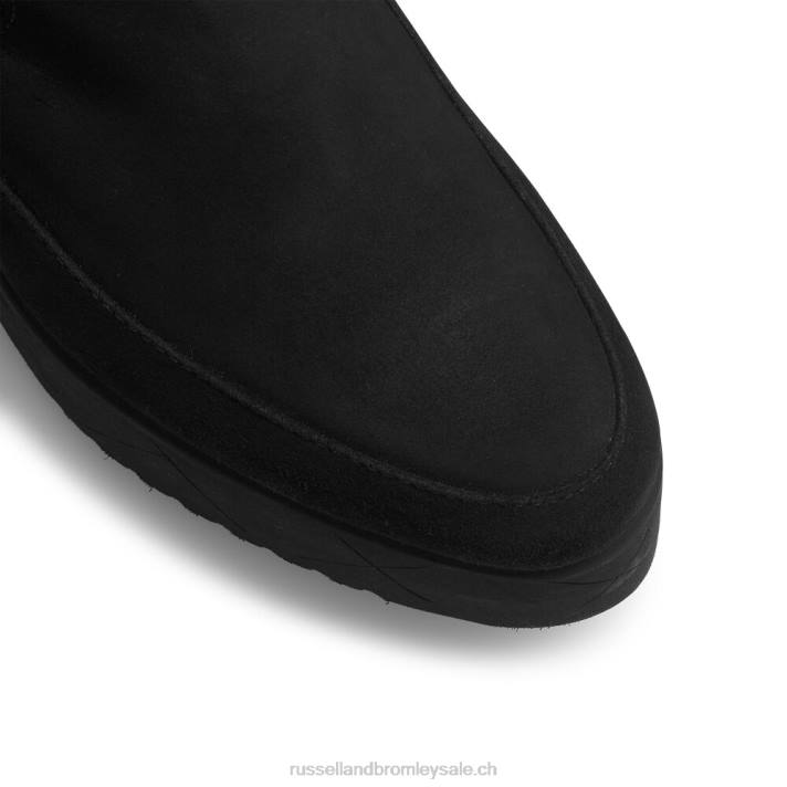 noir 8BN6347 femmes Russell And Bromley everest hi dryleks : botte longue en daim