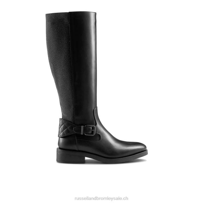 noir 8BN6349 femmes Russell And Bromley bottes d\'équitation stormfront dryleks