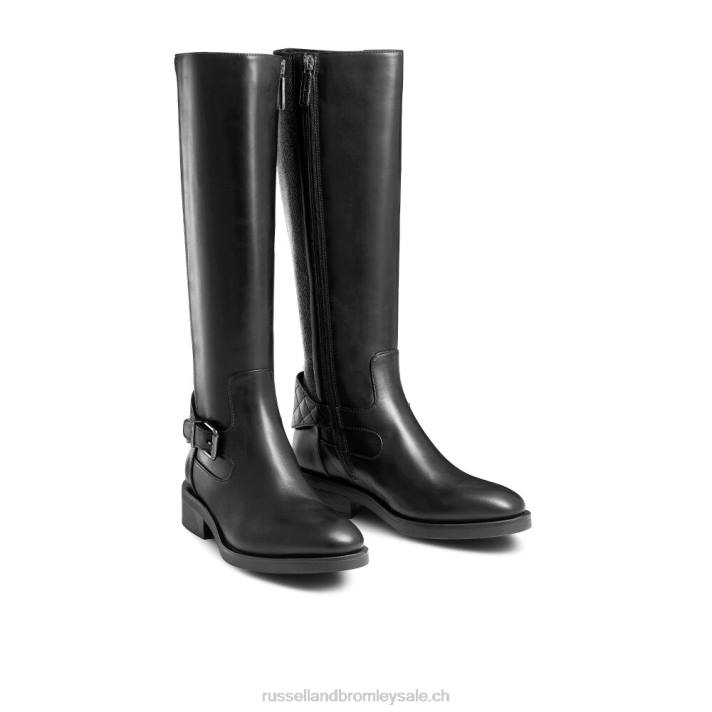 noir 8BN6349 femmes Russell And Bromley bottes d\'équitation stormfront dryleks
