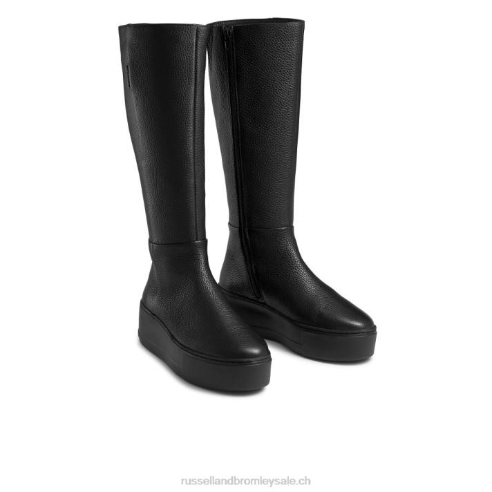 noir 8BN6351 femmes Russell And Bromley bottes hautes au genou Park